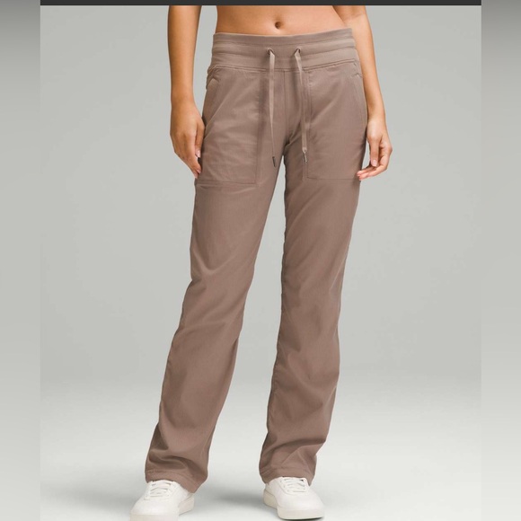 lululemon athletica Pants - Lululemon Dance Studio Mid-Rise Lined Pant *Reg, Taupetastic, Size  14